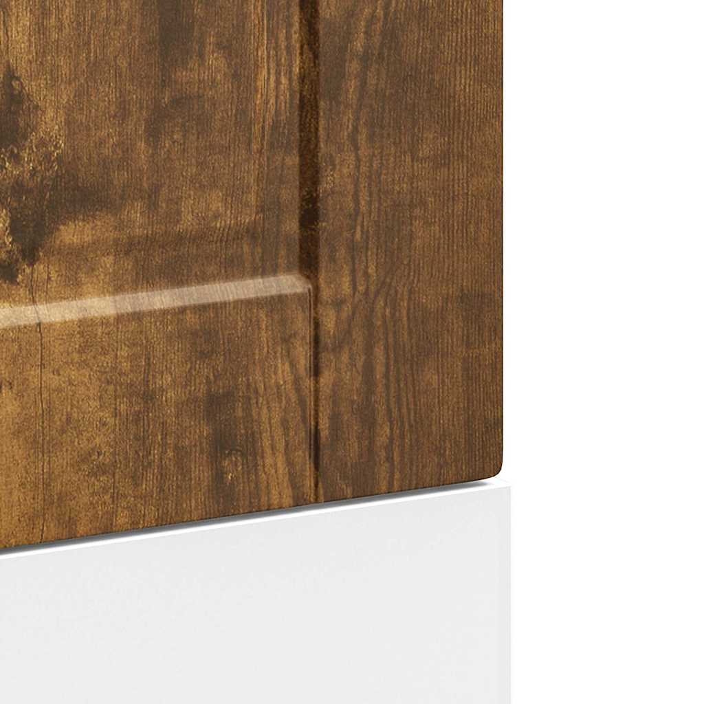 vidaXL Dishwasher Panel "Porto" Smoked Oak 45x1,5x57 cm Engineered Wood