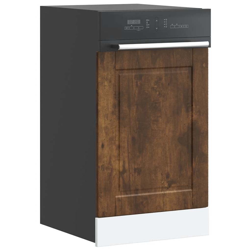 vidaXL Dishwasher Panel Porto Smoked Oak 45x1,5x57 cm Engineered Wood