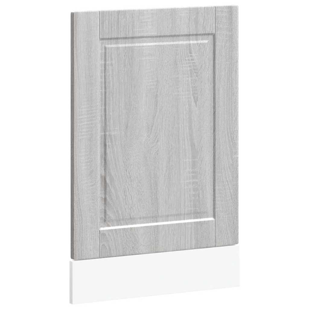 vidaXL Dishwasher Panel Porto Grey Sonoma 45x1,5x57 cm Engineered Wood
