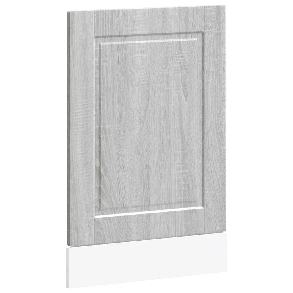 vidaXL Dishwasher Panel Porto Grey Sonoma 45x1,5x57 cm Engineered Wood