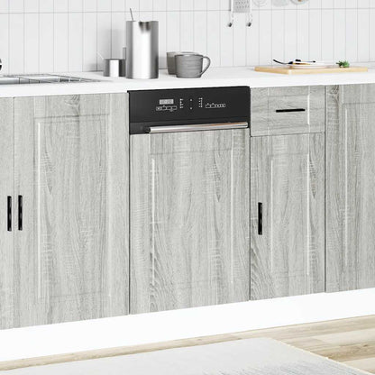 vidaXL Dishwasher Panel Porto Grey Sonoma 45x1,5x57 cm Engineered Wood