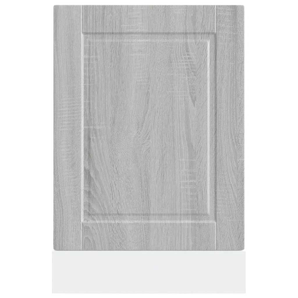 vidaXL Dishwasher Panel Porto Grey Sonoma 45x1,5x57 cm Engineered Wood