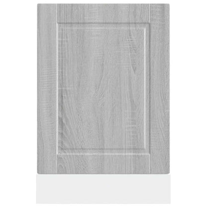 vidaXL Dishwasher Panel Porto Grey Sonoma 45x1,5x57 cm Engineered Wood