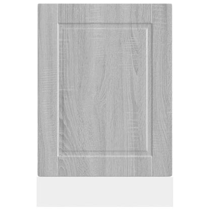 vidaXL Dishwasher Panel Porto Grey Sonoma 45x1,5x57 cm Engineered Wood