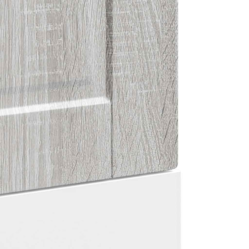 vidaXL Dishwasher Panel Porto Grey Sonoma 45x1,5x57 cm Engineered Wood