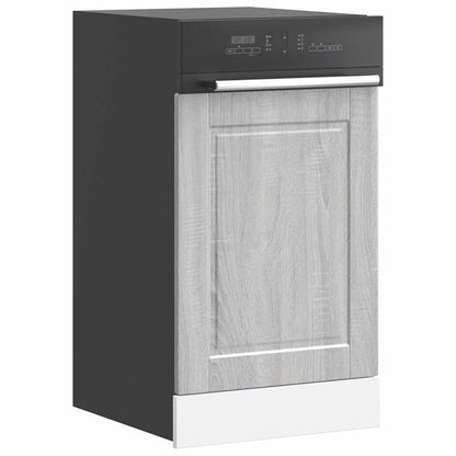 vidaXL Dishwasher Panel Porto Grey Sonoma 45x1,5x57 cm Engineered Wood