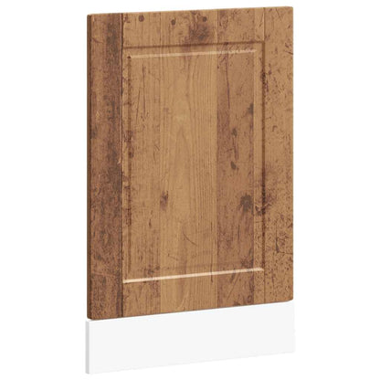 vidaXL Dishwasher Panel "Porto" Old Wood 45x1,5x57 cm Engineered Wood