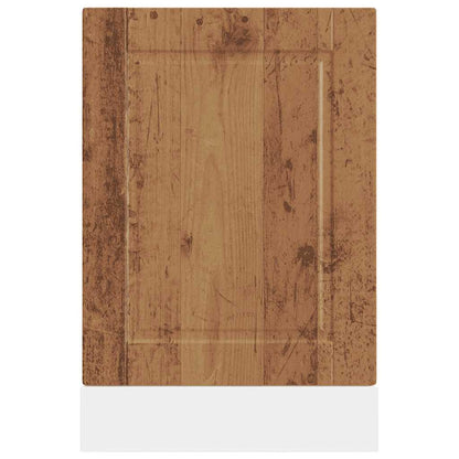 vidaXL Dishwasher Panel "Porto" Old Wood 45x1,5x57 cm Engineered Wood