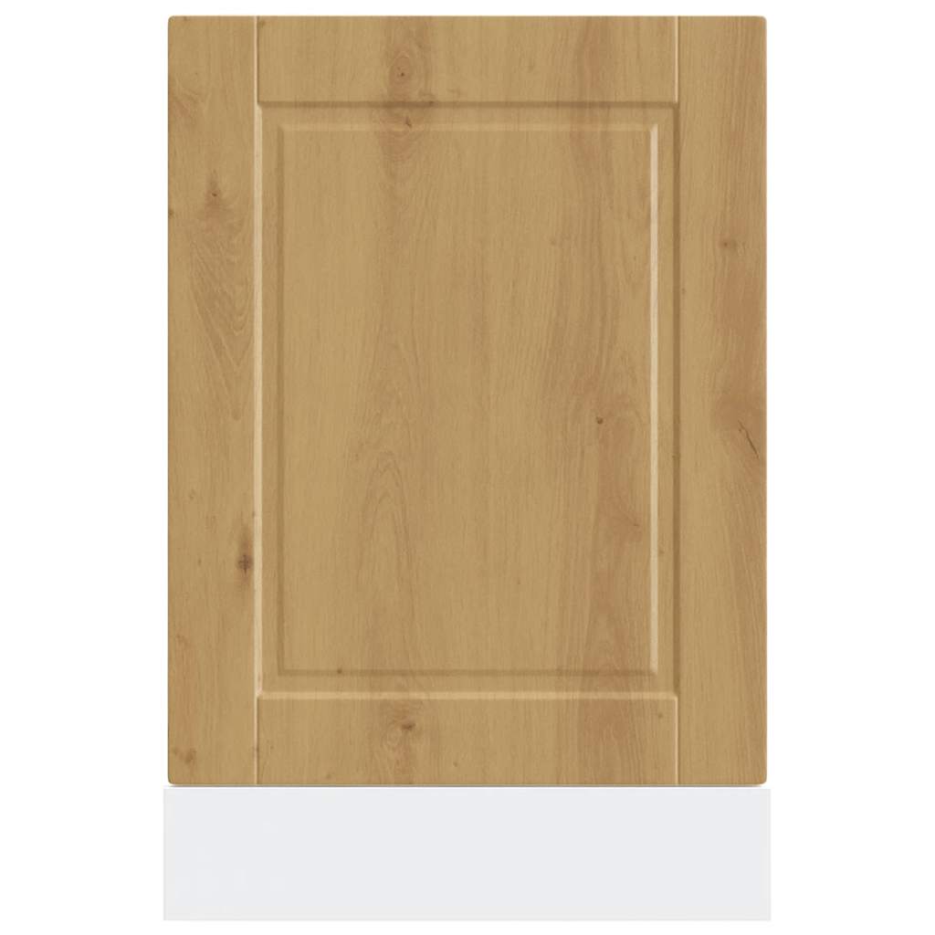 vidaXL Dishwasher Panel Porto Artisan Oak 45x1,5x57 cm Engineered Wood