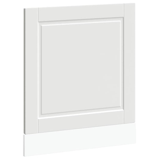 vidaXL Dishwasher Panel "Porto" White 60x1,5x57 cm Engineered Wood