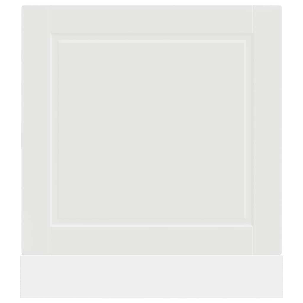vidaXL Dishwasher Panel Porto White 60x1.5x57 cm Engineered Wood