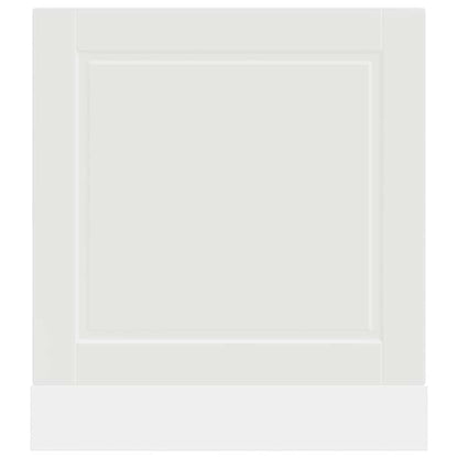 vidaXL Dishwasher Panel Porto White 60x1.5x57 cm Engineered Wood