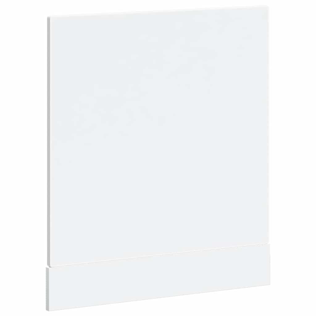 vidaXL Dishwasher Panel Porto White 60x1.5x57 cm Engineered Wood