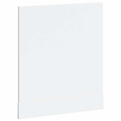vidaXL Dishwasher Panel Porto White 60x1.5x57 cm Engineered Wood