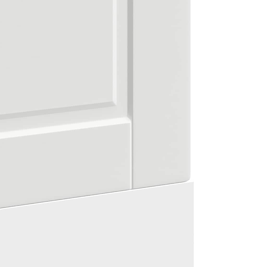 vidaXL Dishwasher Panel Porto White 60x1.5x57 cm Engineered Wood