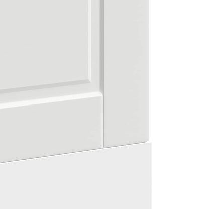vidaXL Dishwasher Panel Porto White 60x1.5x57 cm Engineered Wood