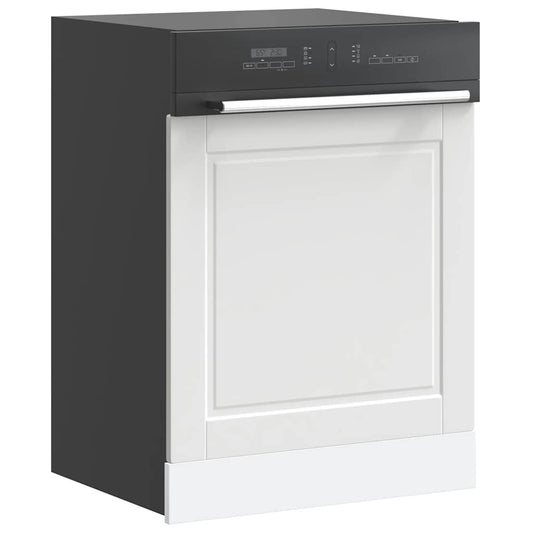 vidaXL Dishwasher Panel "Porto" White 60x1,5x57 cm Engineered Wood