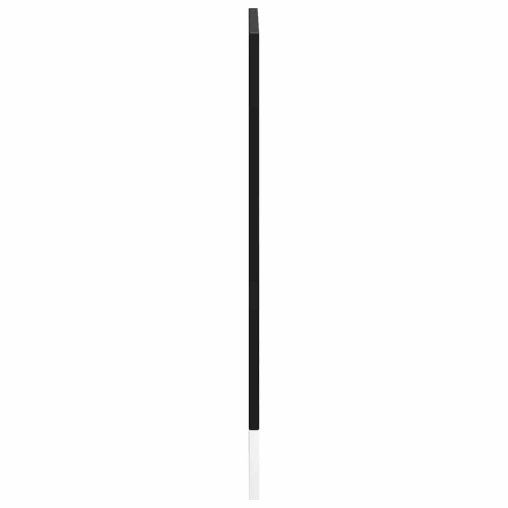 vidaXL Dishwasher Panel Porto Black 60x1.5x57 cm Engineered Wood