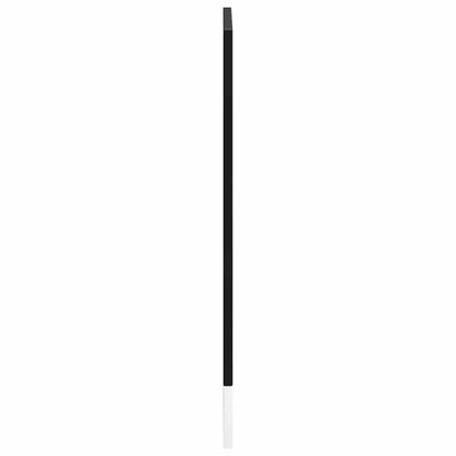 vidaXL Dishwasher Panel Porto Black 60x1.5x57 cm Engineered Wood