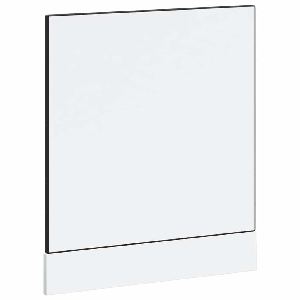 vidaXL Dishwasher Panel Porto Black 60x1.5x57 cm Engineered Wood