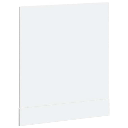 vidaXL Dishwasher Panel "Porto" High Gloss White 60x1,5x57 cm Engineered Wood