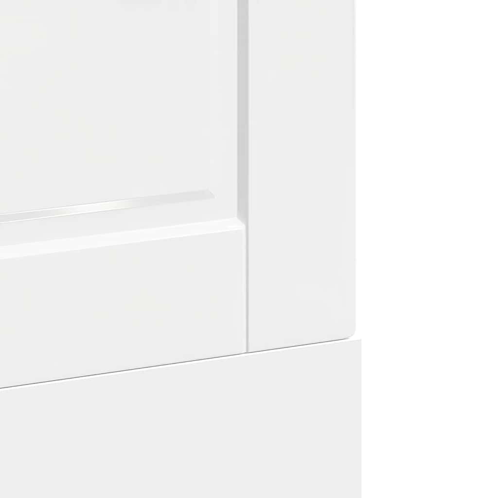 vidaXL Dishwasher Panel "Porto" High Gloss White 60x1,5x57 cm Engineered Wood