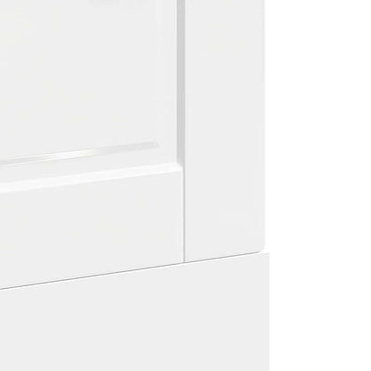 vidaXL Dishwasher Panel "Porto" High Gloss White 60x1,5x57 cm Engineered Wood