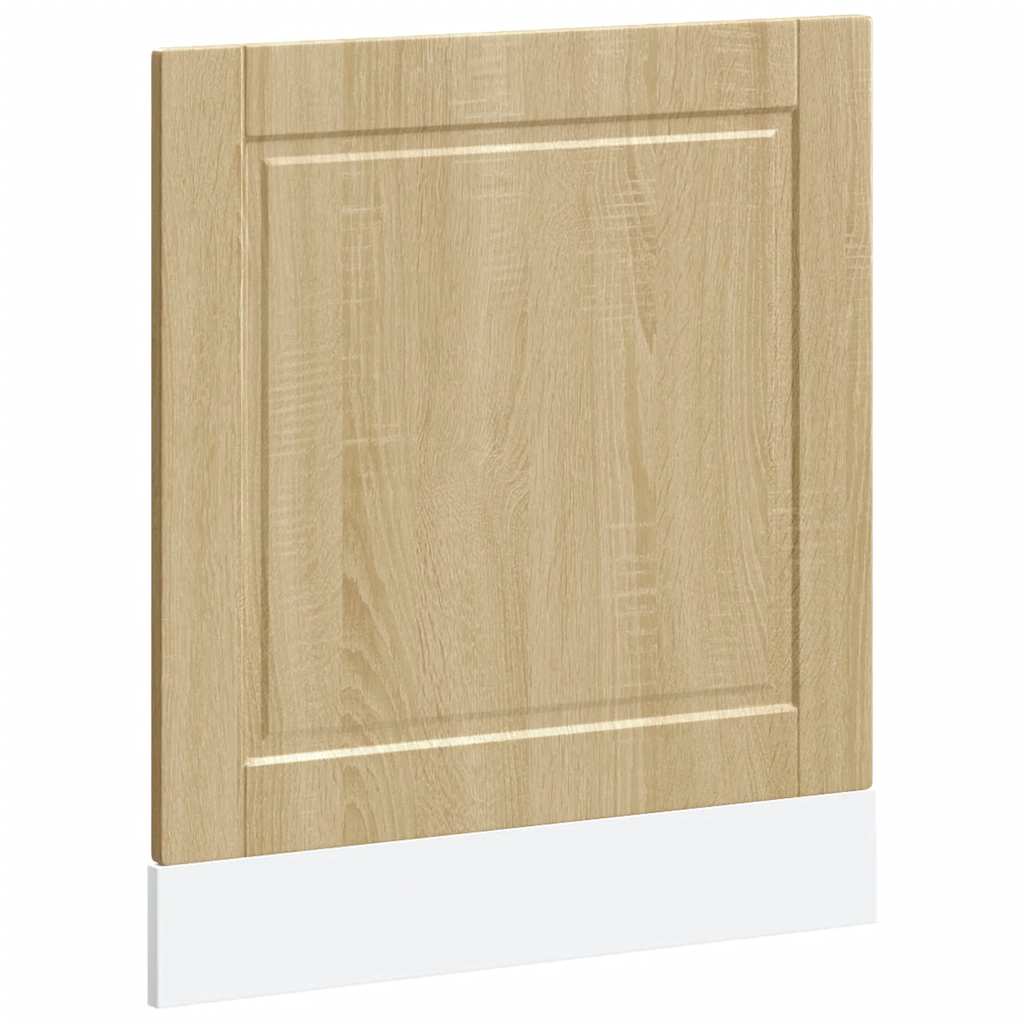vidaXL Dishwasher Panel Porto Sonoma Oak 60x1.5x57 cm Engineered Wood