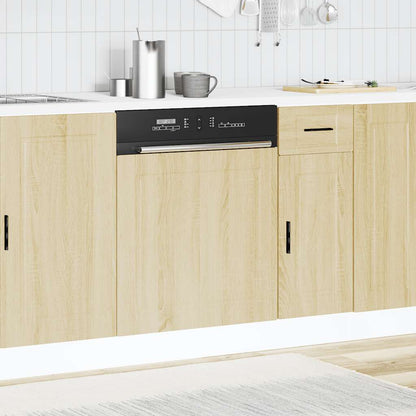 vidaXL Dishwasher Panel "Porto" Sonoma Oak 60x1,5x57 cm Engineered Wood