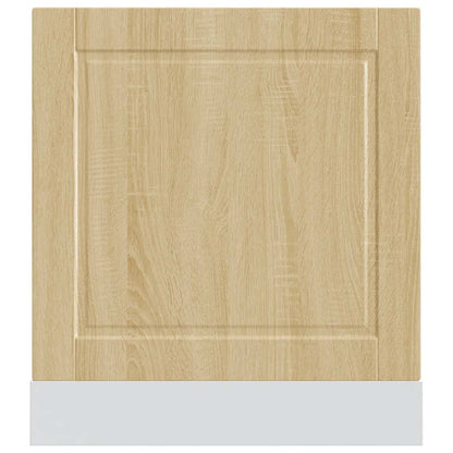 vidaXL Dishwasher Panel Porto Sonoma Oak 60x1.5x57 cm Engineered Wood