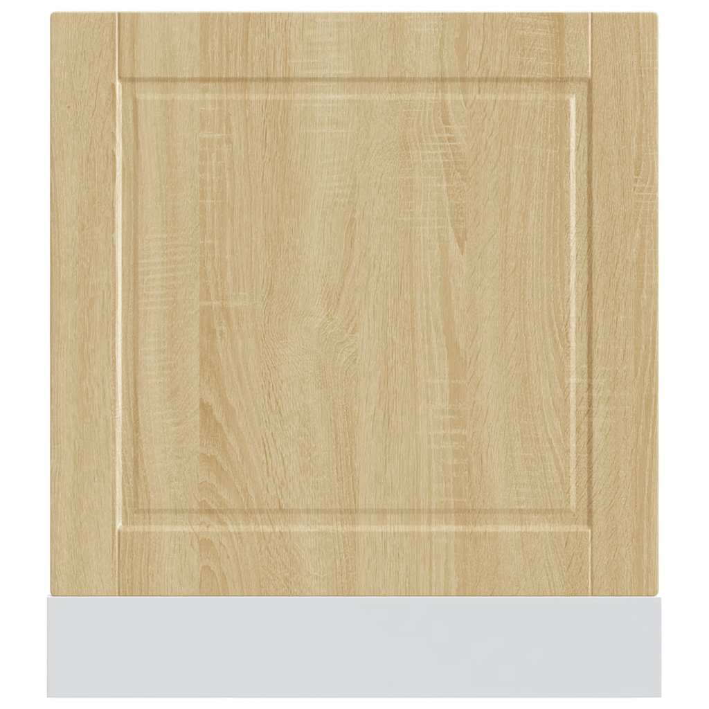 vidaXL Dishwasher Panel "Porto" Sonoma Oak 60x1,5x57 cm Engineered Wood