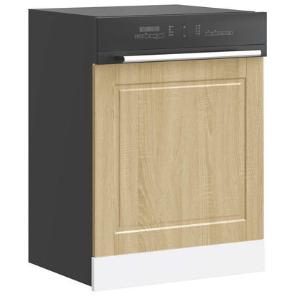 vidaXL Dishwasher Panel "Porto" Sonoma Oak 60x1,5x57 cm Engineered Wood
