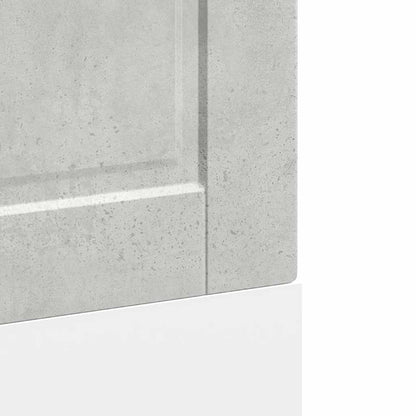 vidaXL Dishwasher Panel Porto Concrete Grey 60x1.5x57 cm Engineered Wood