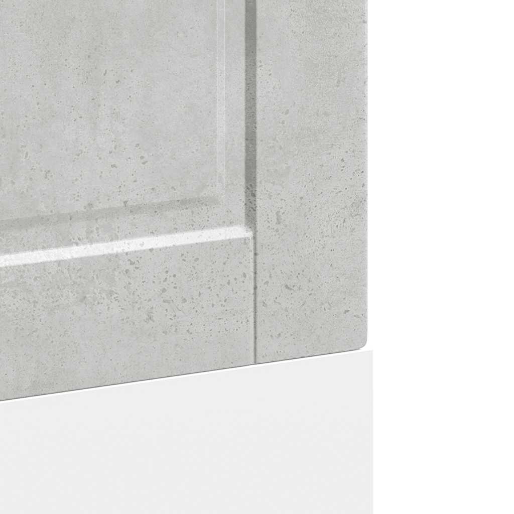 vidaXL Dishwasher Panel "Porto" Concrete Grey 60x1,5x57 cm Engineered Wood