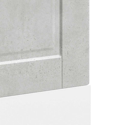 vidaXL Dishwasher Panel "Porto" Concrete Grey 60x1,5x57 cm Engineered Wood