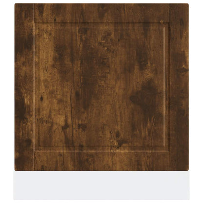 vidaXL Dishwasher Panel Porto Smoked Oak 60x1.5x57 cm Engineered Wood