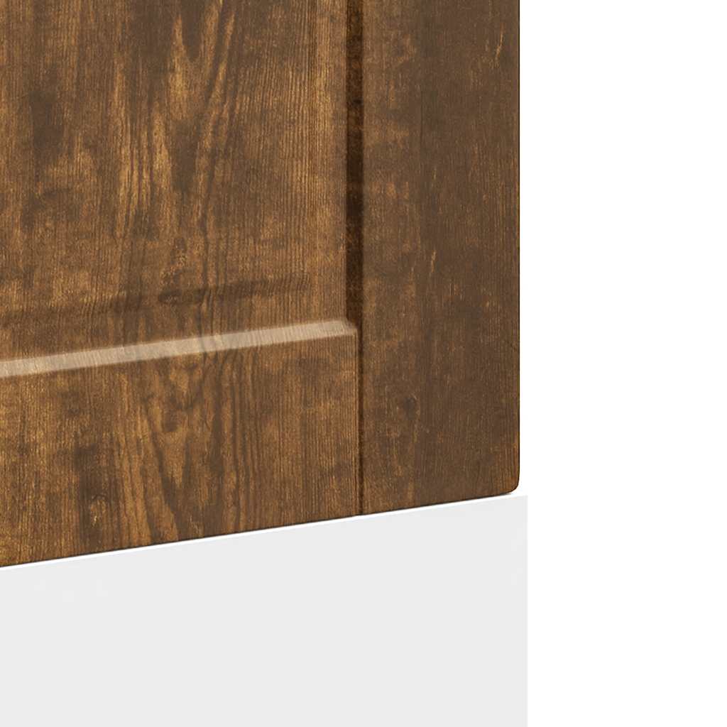 vidaXL Dishwasher Panel Porto Smoked Oak 60x1.5x57 cm Engineered Wood