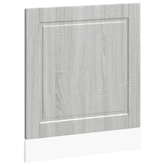 vidaXL Dishwasher Panel "Porto" Grey Sonoma 60x1,5x57 cm Engineered Wood