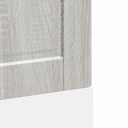 vidaXL Dishwasher Panel Porto Grey Sonoma 60x1.5x57 cm Engineered Wood