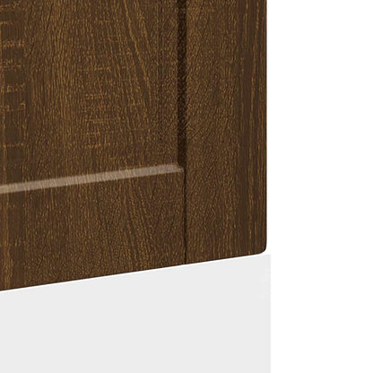 vidaXL Dishwasher Panel Porto Brown Oak 60x1.5x57 cm Engineered Wood
