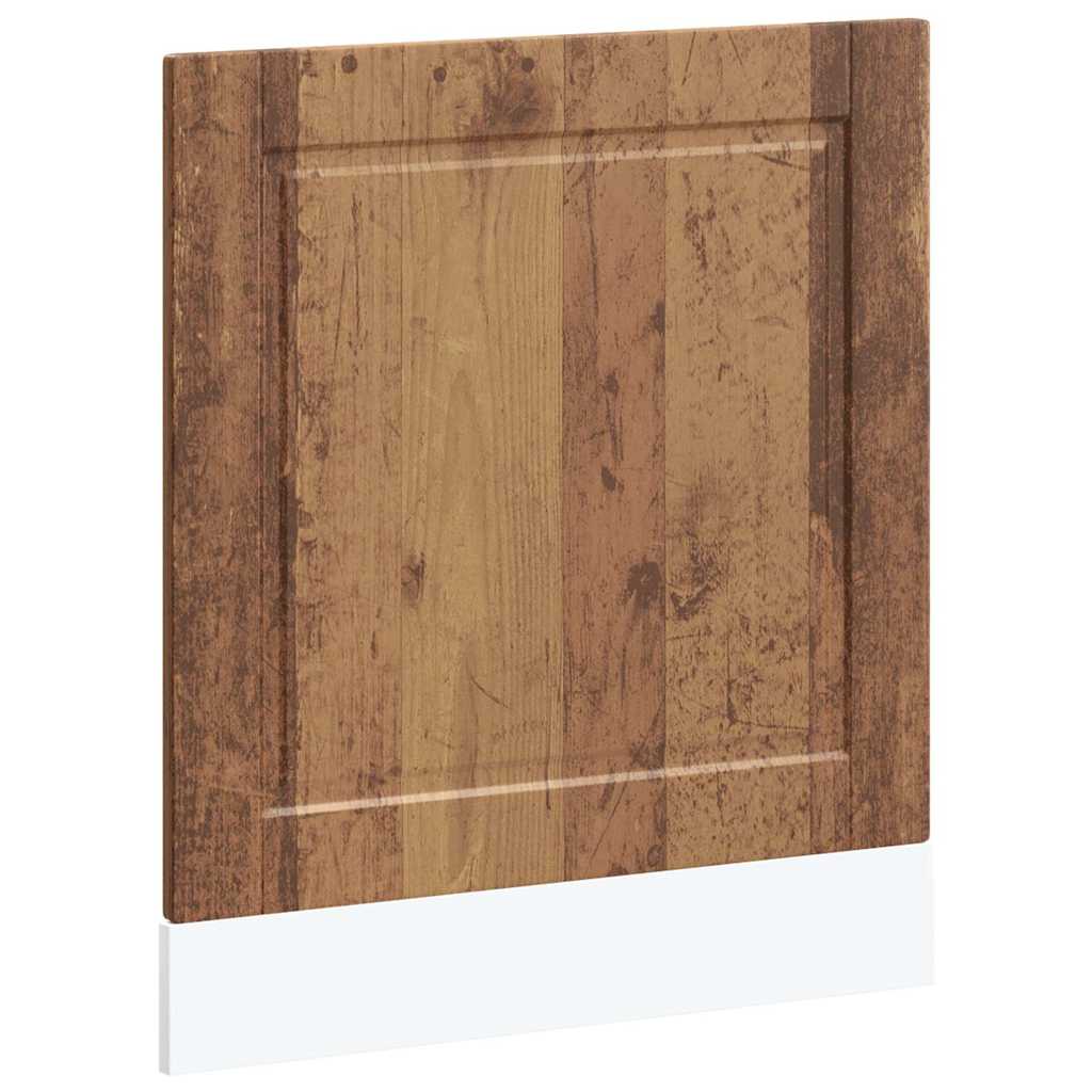 vidaXL Dishwasher Panel "Porto" Old Wood 60x1,5x57 cm Engineered Wood