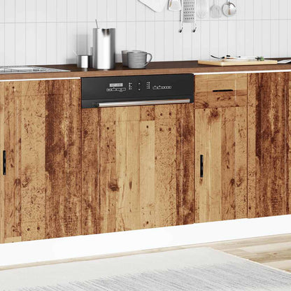 vidaXL Dishwasher Panel "Porto" Old Wood 60x1,5x57 cm Engineered Wood