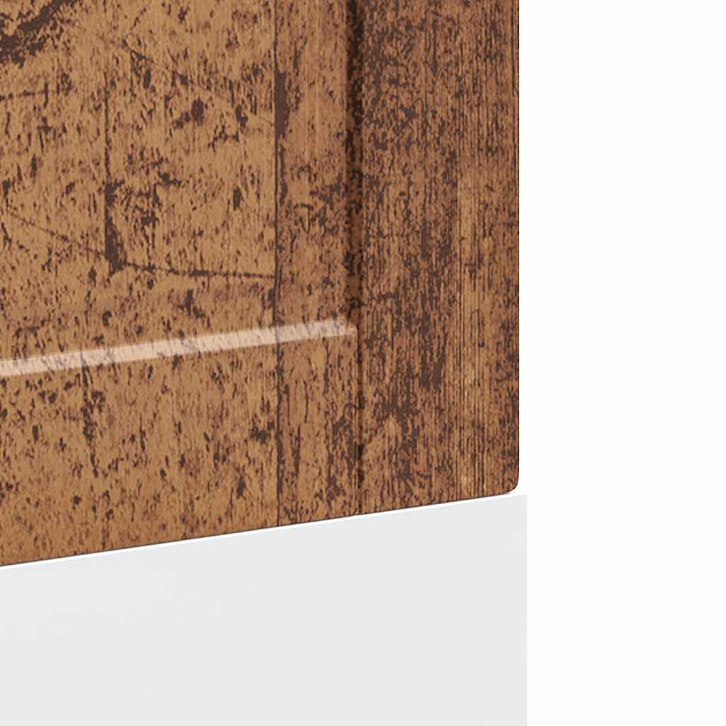 vidaXL Dishwasher Panel Porto Old Wood 60x1.5x57 cm Engineered Wood