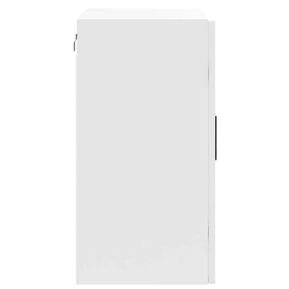 vidaXL Kitchen Wall Cabinet with Glass Door Porto High Gloss White