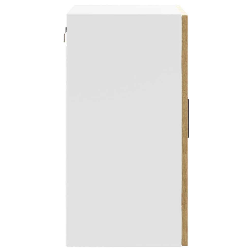 vidaXL Kitchen Wall Cabinet with Glass Door Porto Sonoma Oak