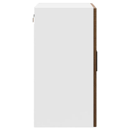 vidaXL Kitchen Wall Cabinet with Glass Door "Porto" Brown Oak