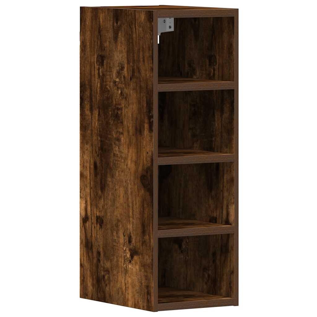 vidaXL Hanging Cabinet Riga Smoked Oak 20x29.5x60 cm Engineered Wood