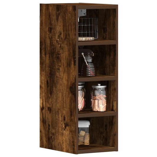 vidaXL Hanging Cabinet "Riga" Smoked Oak 20x29,5x60 cm Engineered Wood