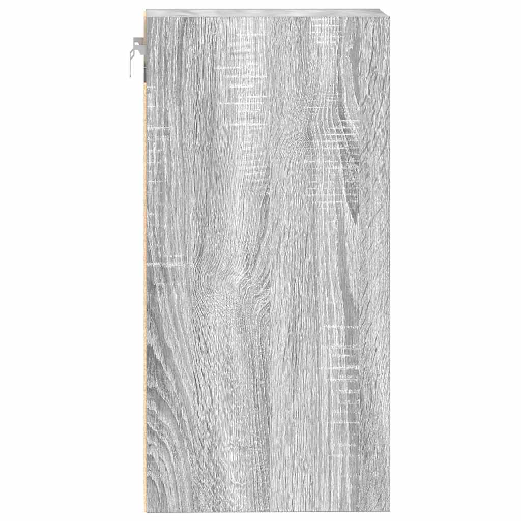 vidaXL Hanging Cabinet Riga Grey Sonoma 20x29.5x60 cm Engineered Wood