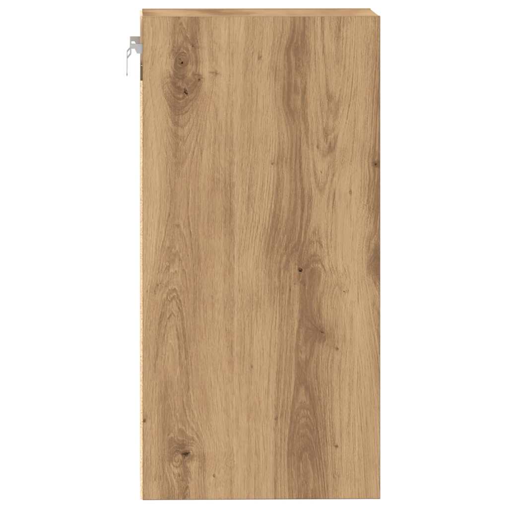 vidaXL Hanging Cabinet "Riga" Artisan Oak 20x29,5x60 cm Engineered Wood